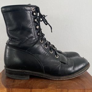 Justin lace-up roper